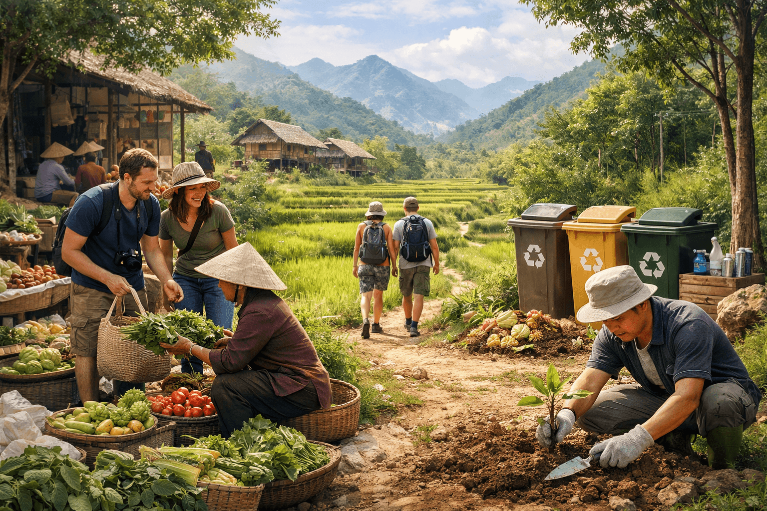 principles for a sustainable itinerary that respects local communities