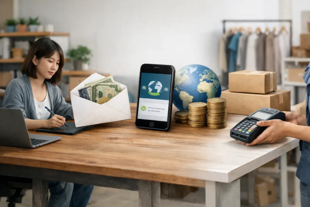 Chọn phương thức nhận tiền quốc tế cho freelancer và shop nhỏ