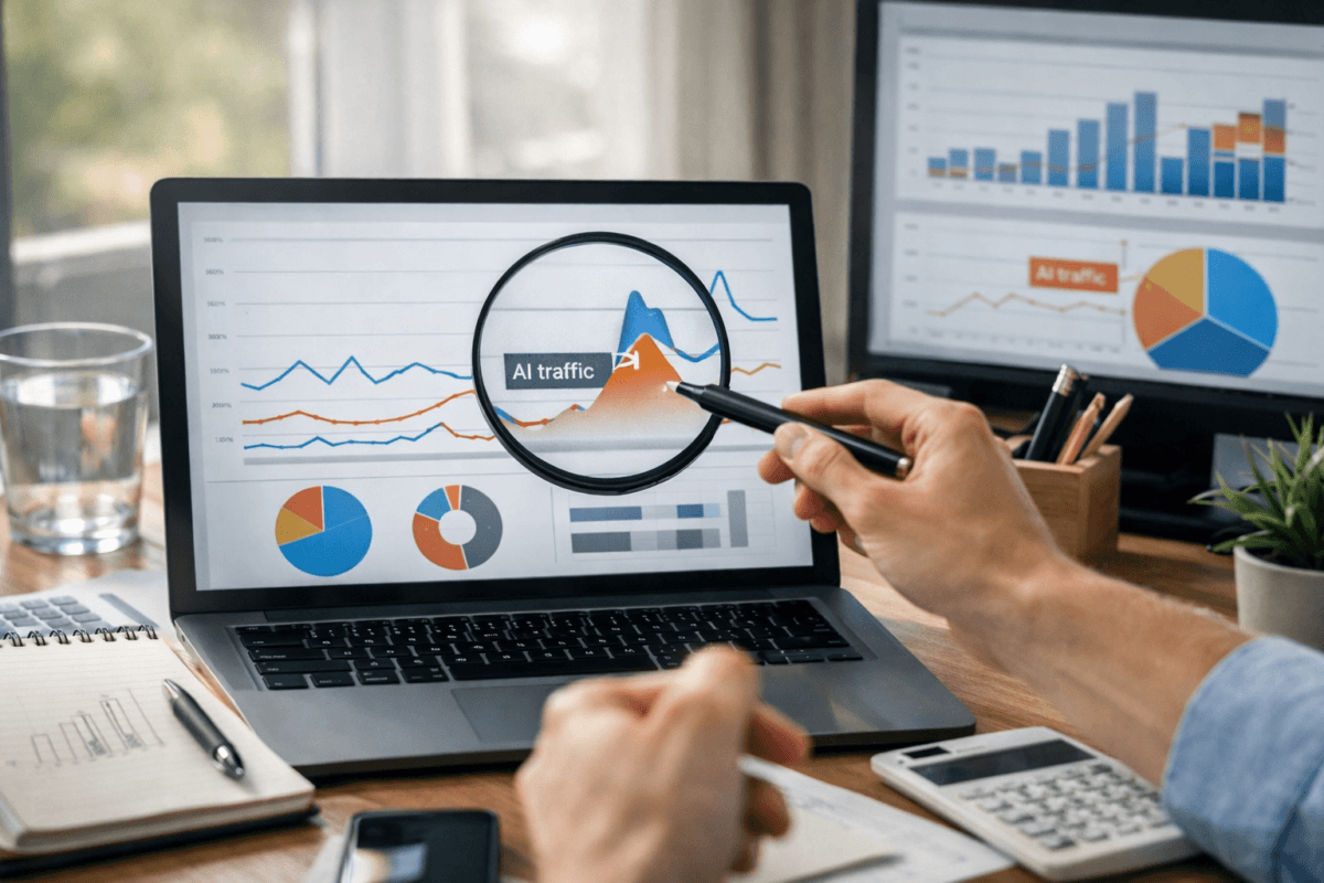 cách đo lường traffic từ ai search chính xác hơn