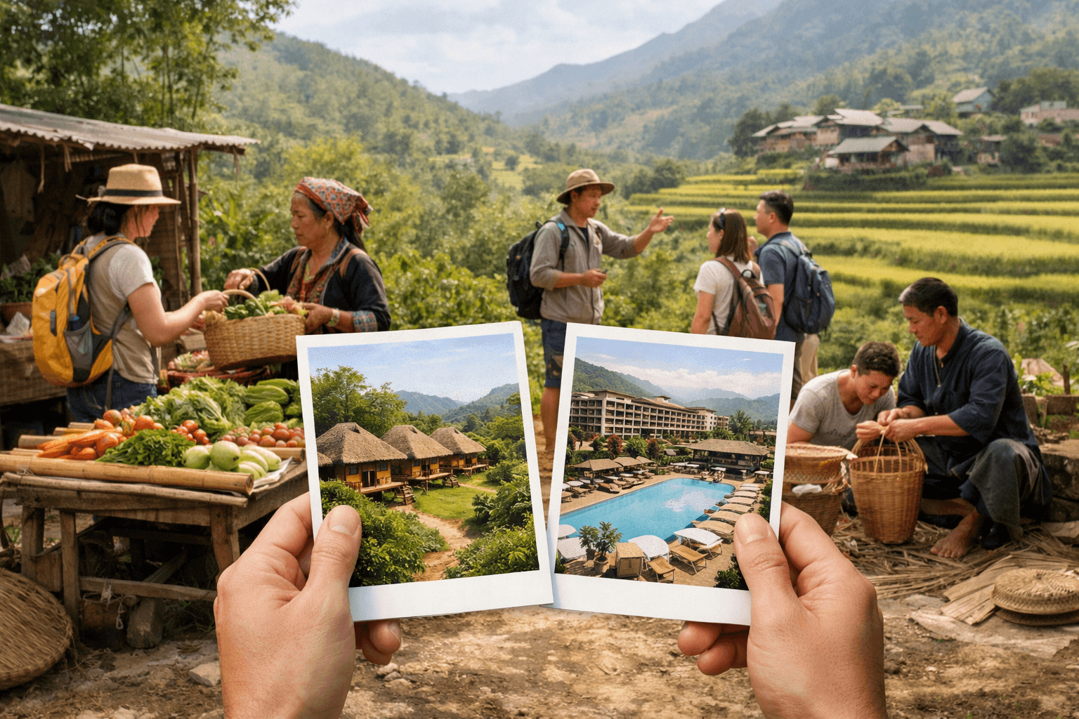 cách chọn điểm đến và dịch vụ địa phương