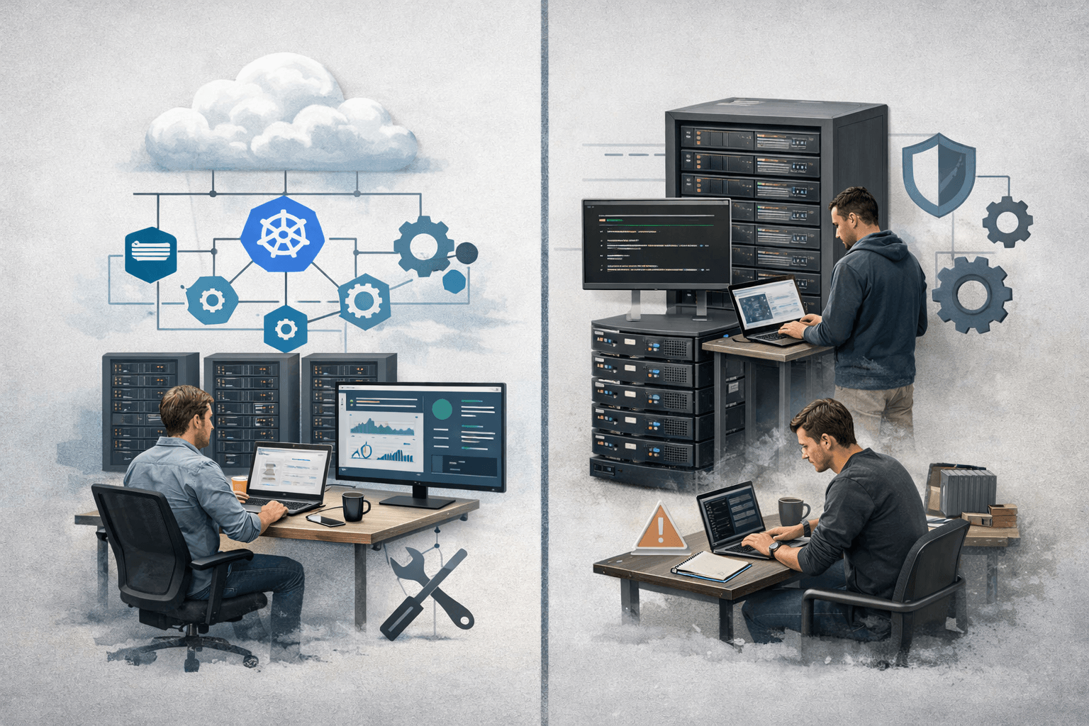 managed kubernetes hosting và vps tự quản khác nhau thế nào?
