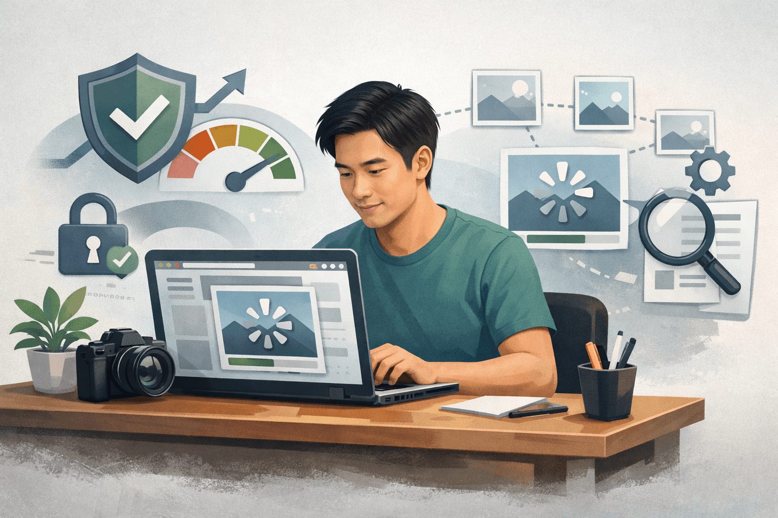Cách triển khai Blogger lazy loading ảnh SEO an toàn