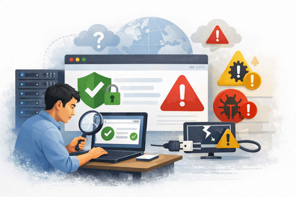 7. Xác minh website và xử lý lỗi thường gặp