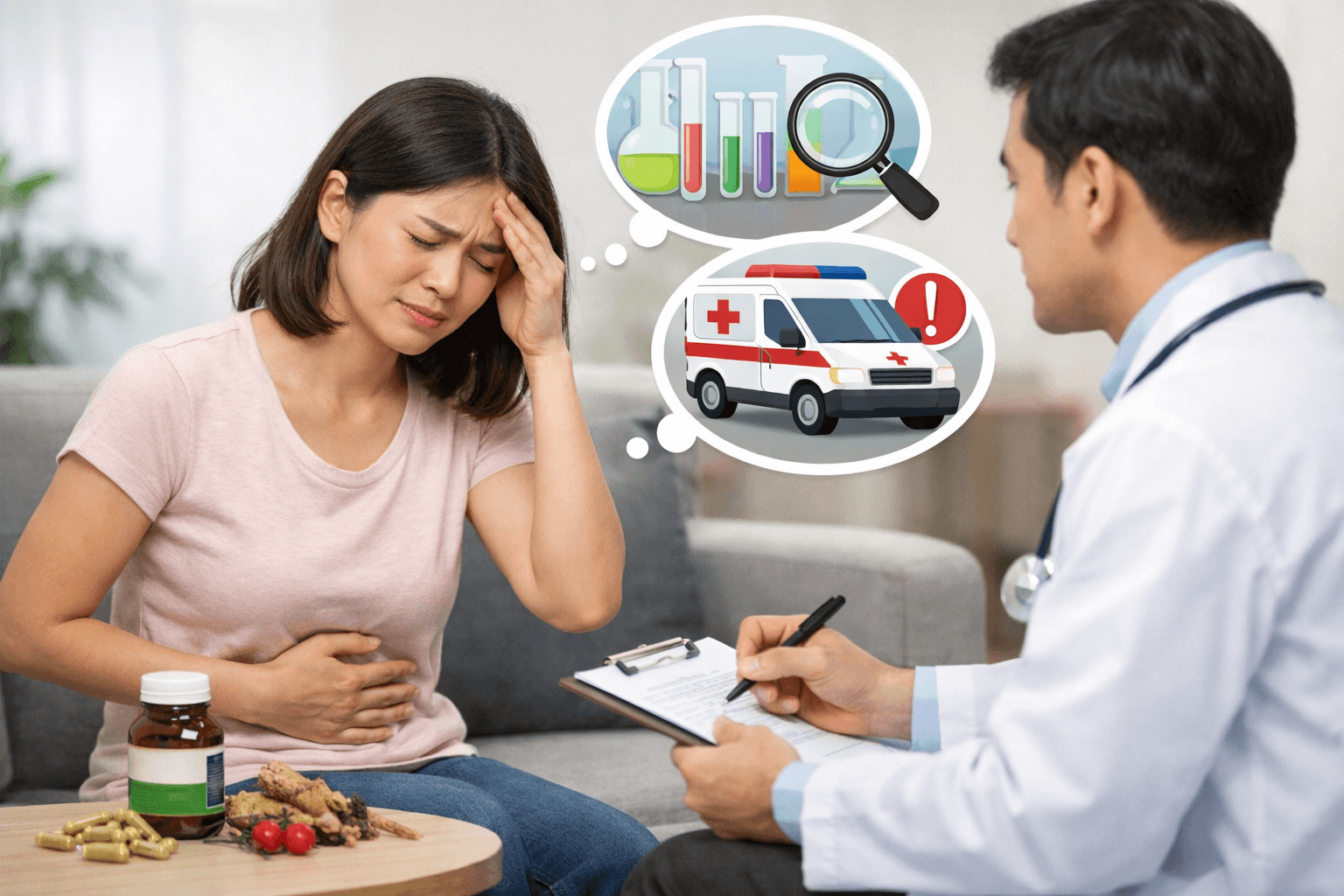 You have taken a suspected product: what should you do?