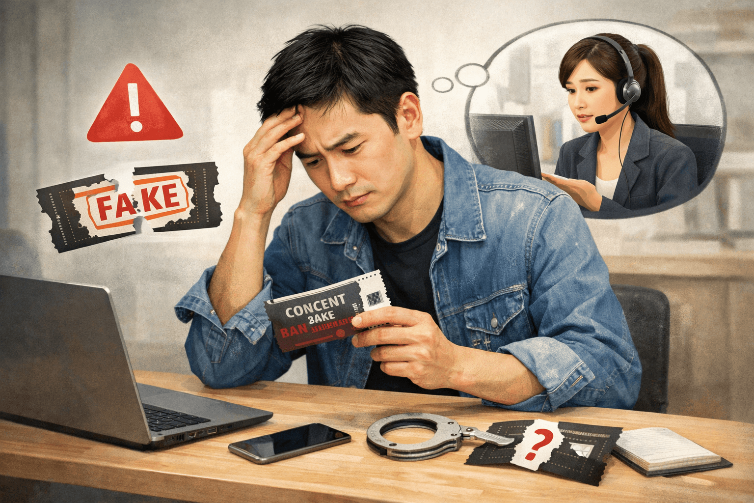 Cách xử lý nếu nghi đã mua phải vé giả