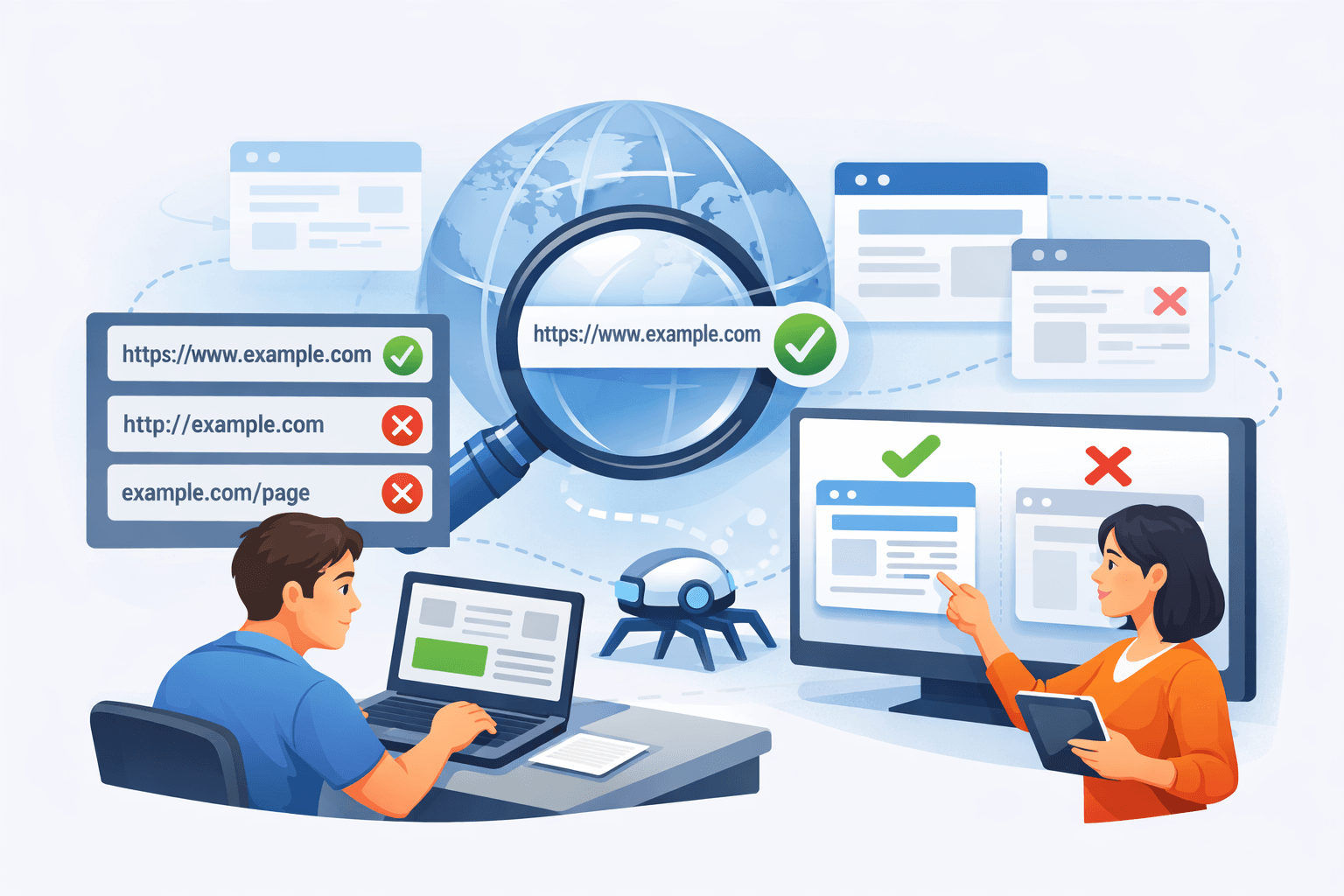 Giúp Google phát hiện và chọn đúng phiên bản URL