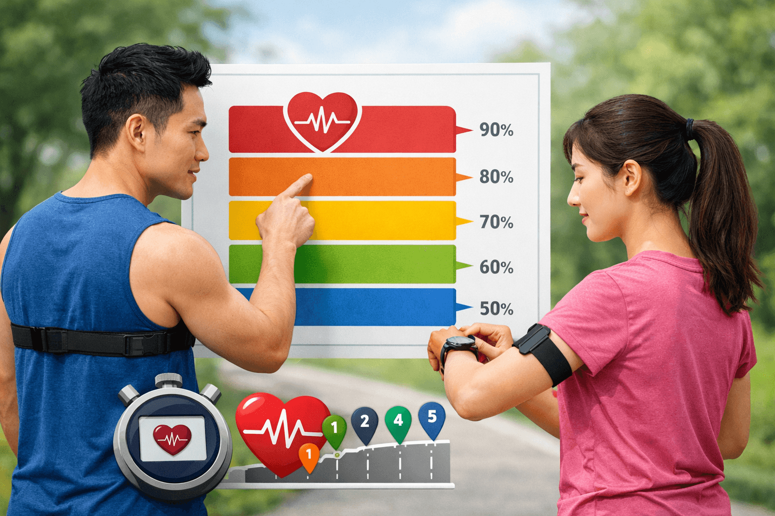 Chọn đúng phương pháp tính vùng nhịp tim