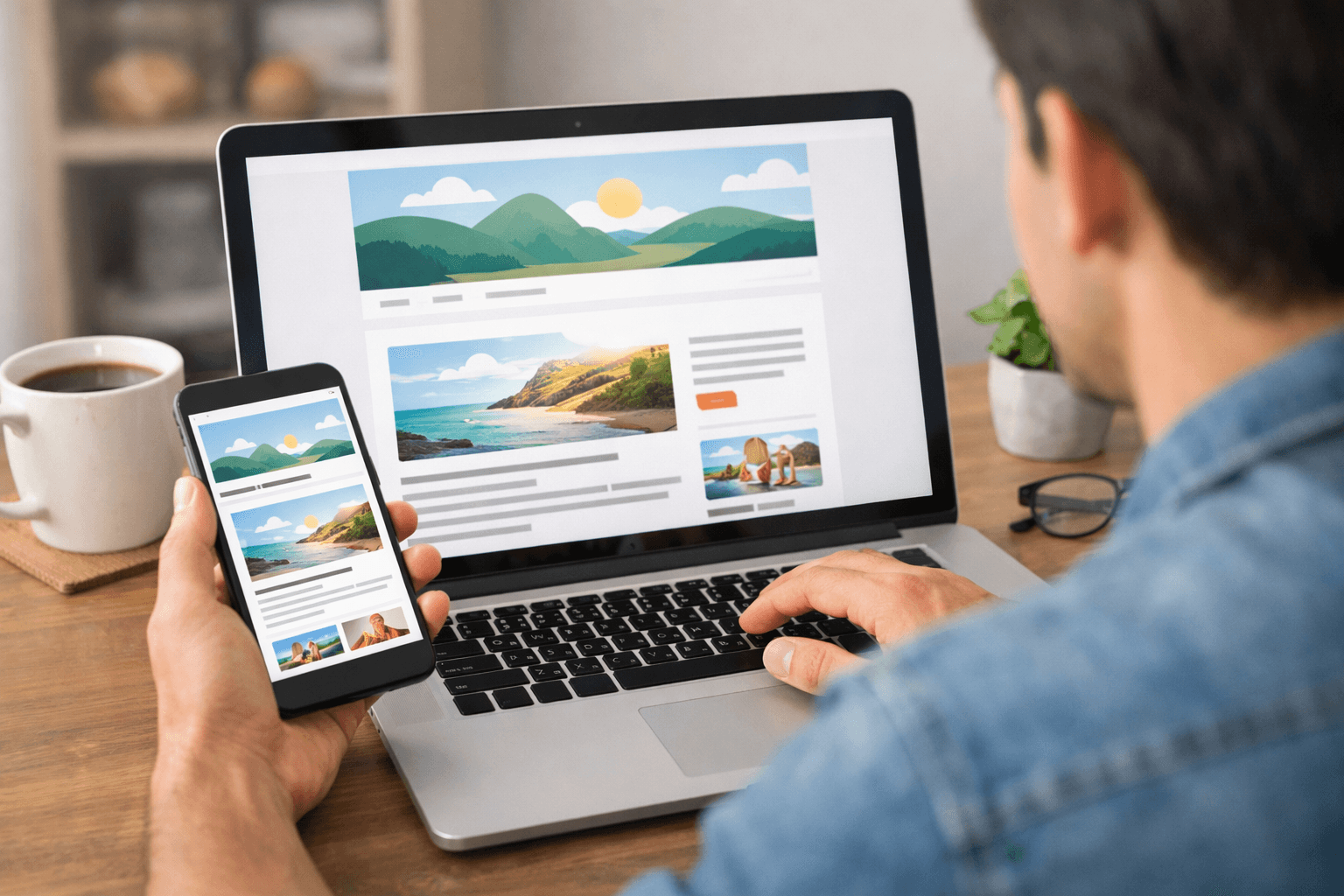 Check the blog from a reader’s perspective