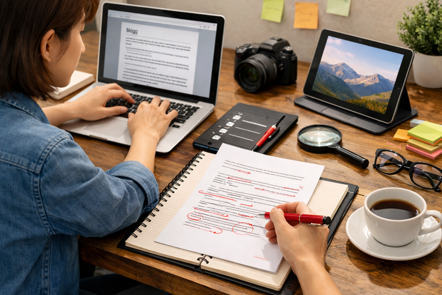 Stage 7: Write, edit and check before publishing