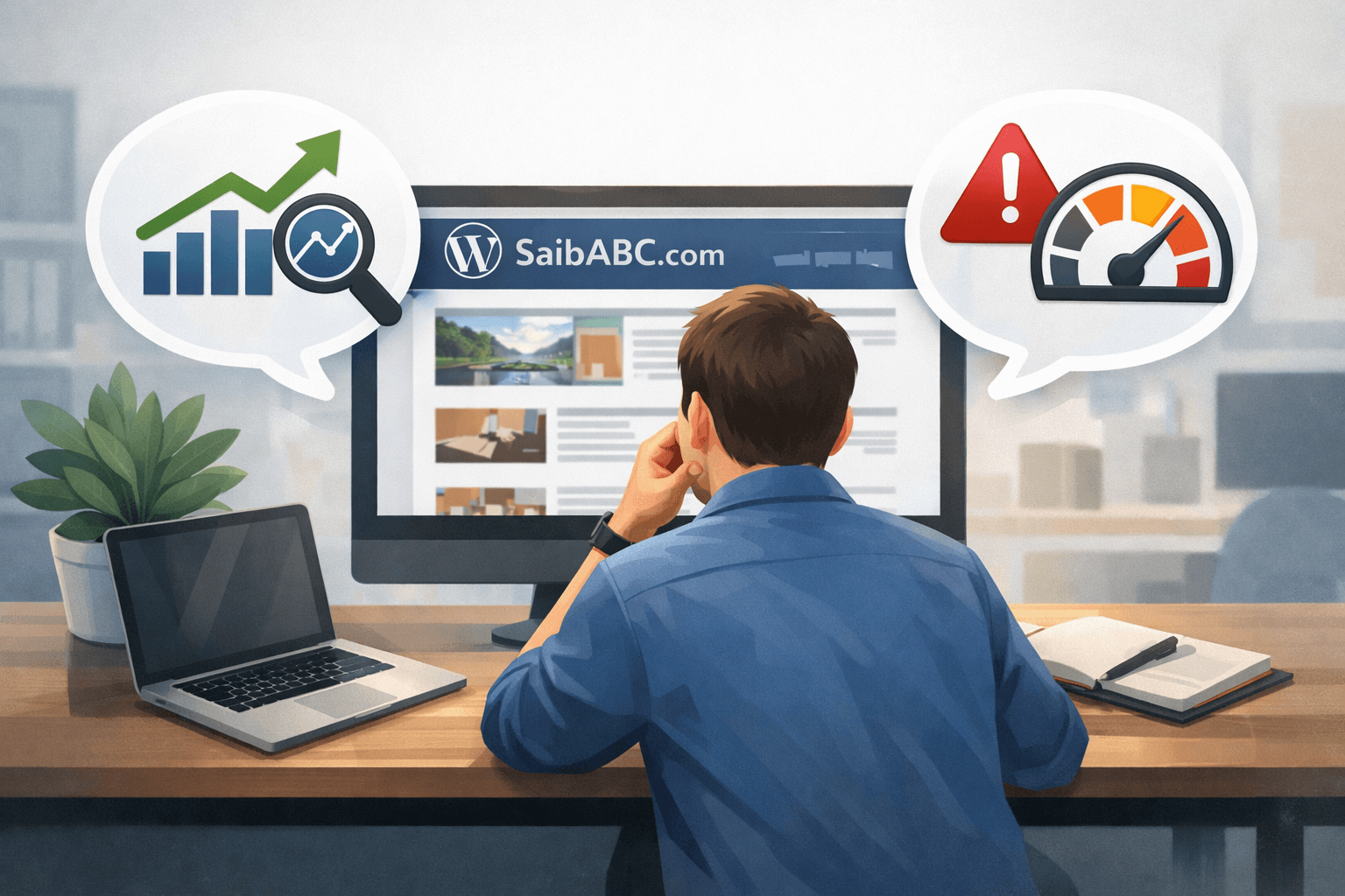 Ví dụ quyết định với website WordPress SaibABC.Com
