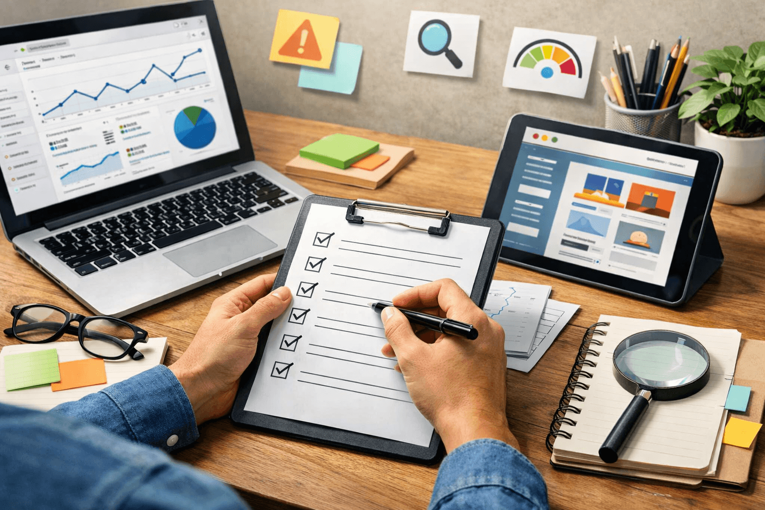 Thực hành: lập phiếu kiểm tra cho website