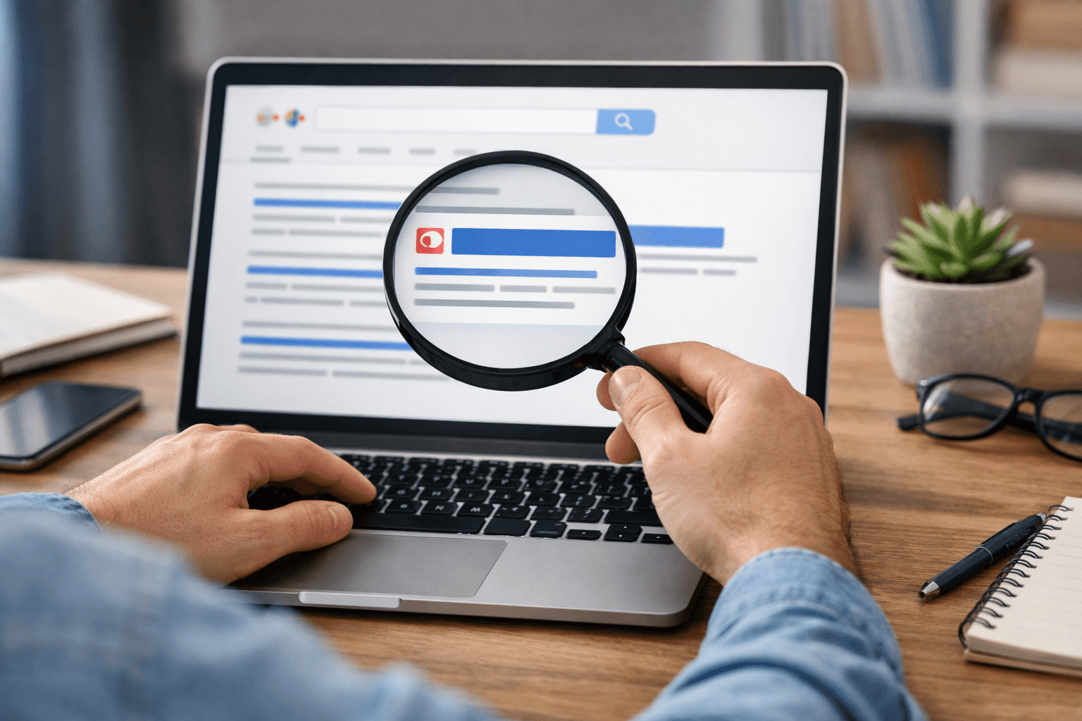 Kiểm tra tiêu đề, mô tả và favicon trong kết quả tìm kiếm