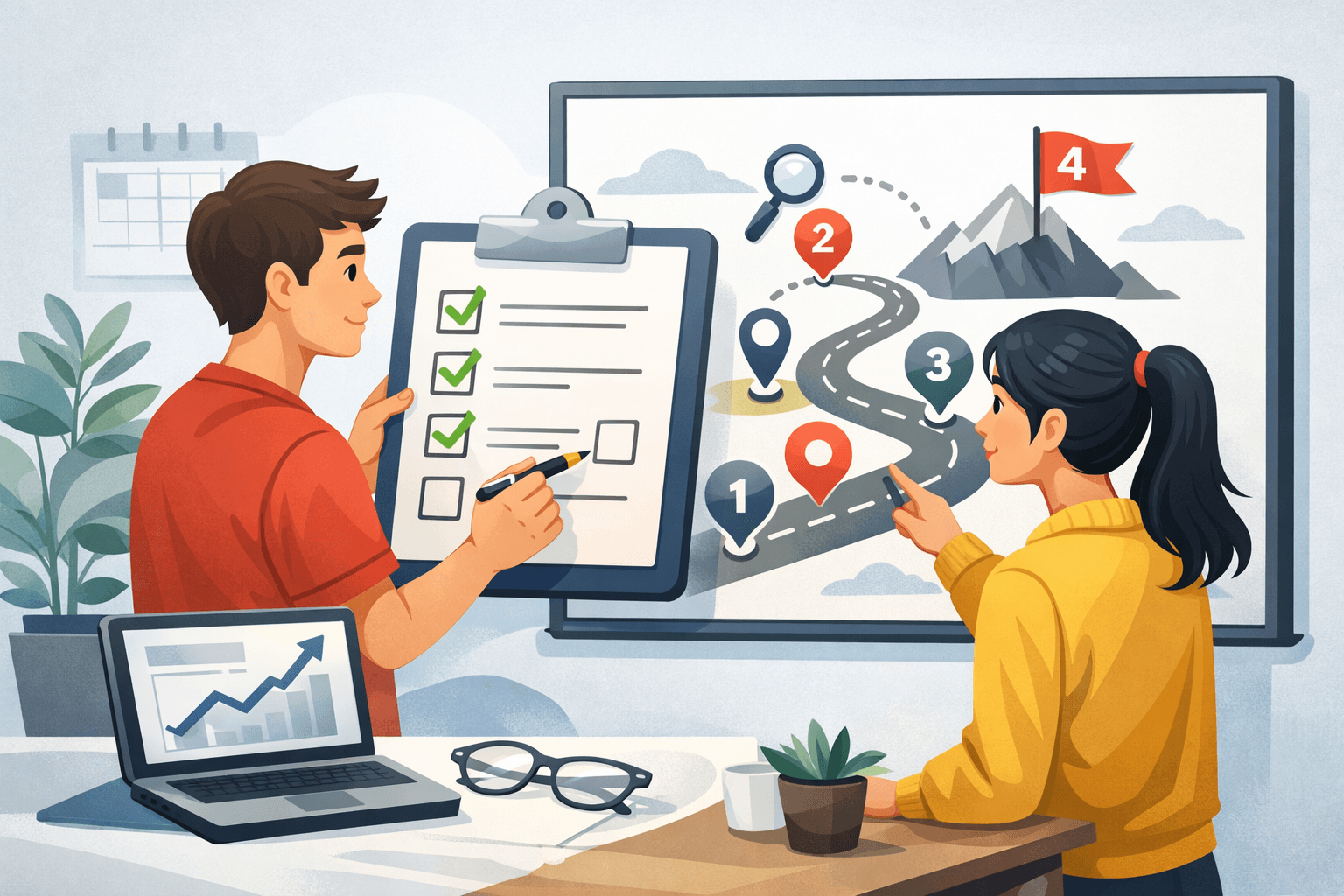 Checklist xác định chặng hiện tại