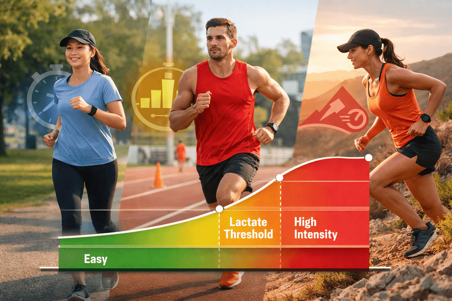 Dùng ngưỡng lactate cho từng loại buổi chạy
